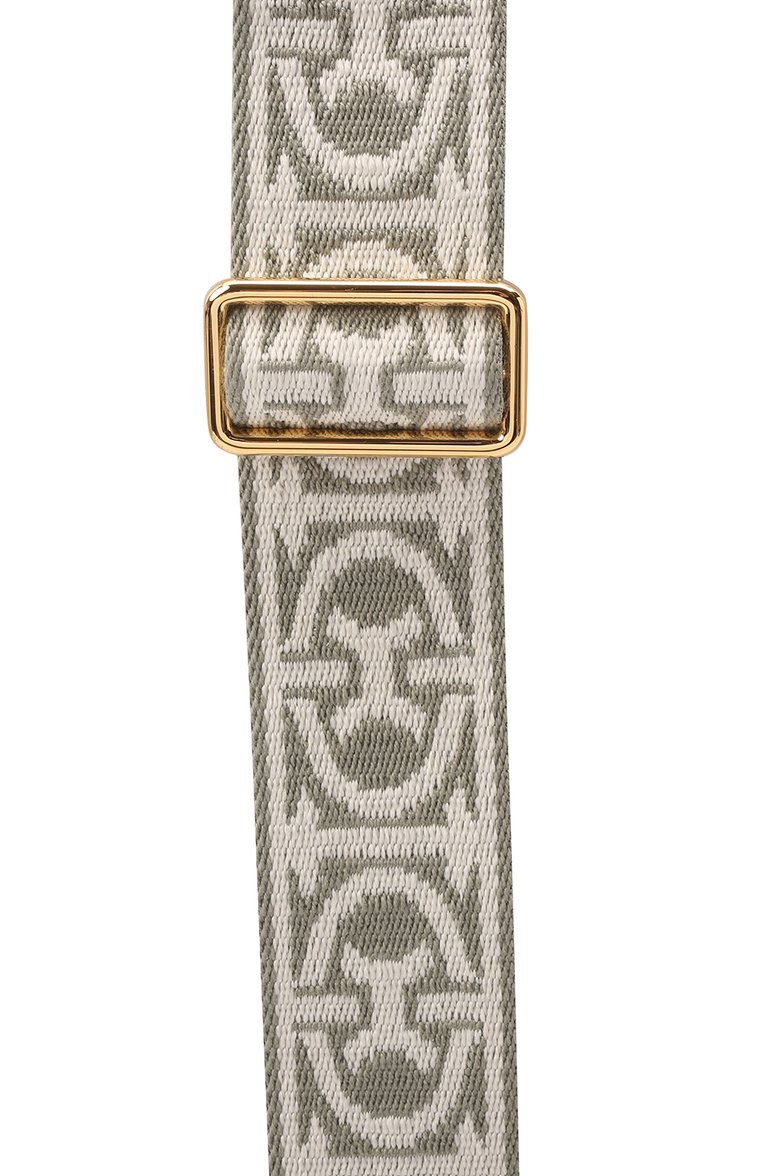 Женские ремень для сумки nastro jacquard COCCINELLE светло-зеленого цвета, арт. E3 LZ6 68 05 41 | Фото 3 (Материал: Текстиль; Кросс-КТ: ремень-сумка; Нос: Не проставлено; Материал сплава: Проставлено)