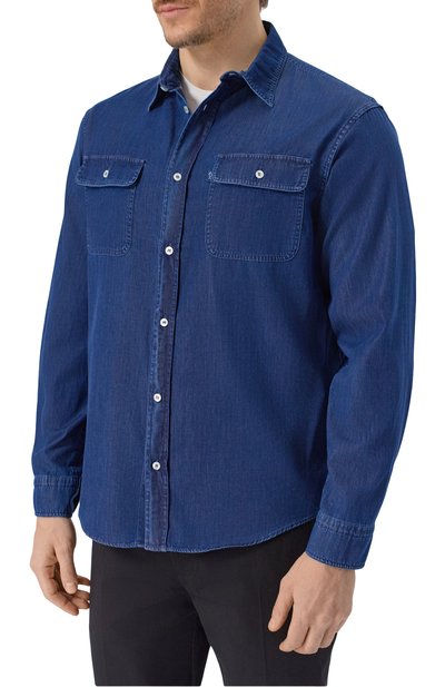 Джинсовая рубашка PAUL&SHARK, арт. 26413280_001, фото 3