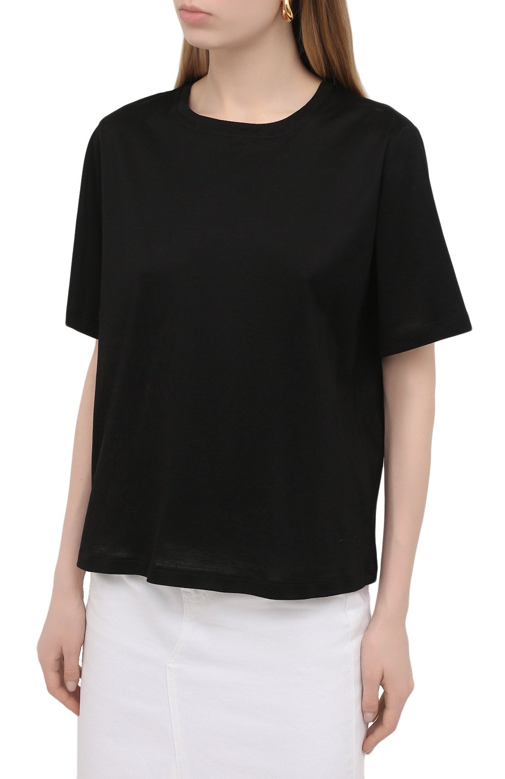 Хлопковая футболка ERIKA CAVALLINI, арт. S1/P/P1SK01, фото 3