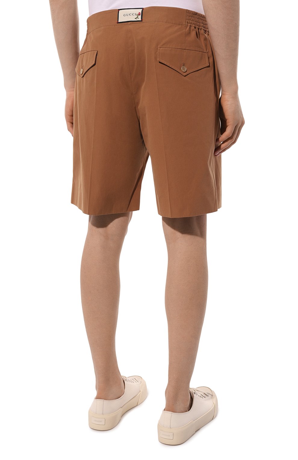 Хлопковые шорты GUCCI, арт. 581676 ZABWZ, фото 4