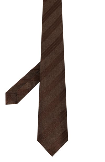 Галстук из шелка и льна LUIGI BORRELLI, арт. CR454038, фото 3