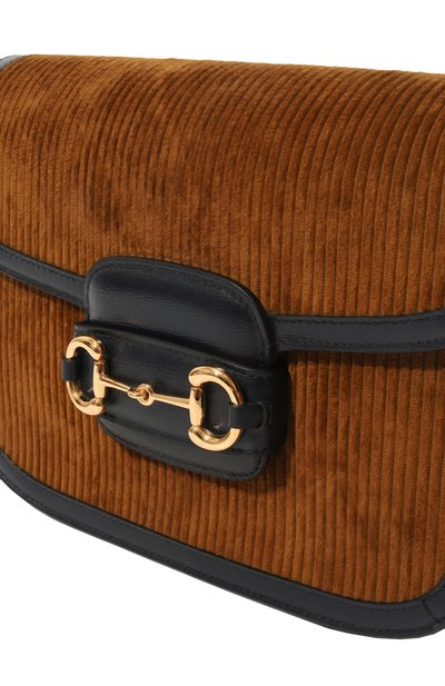 Сумка 1955 horsebit small GUCCI коричневого цвета по цене 338400 руб., арт. 602204 2S8AG, фото 3 Сумка 1955 horsebit small GUCCI, арт. 602204 2S8AG, фото 3