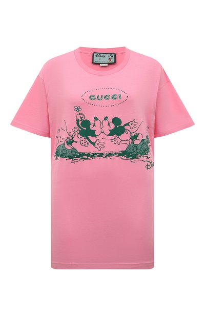 Женская хлопковая футболка disney x gucci GUCCI, арт. 539081 XJB70
