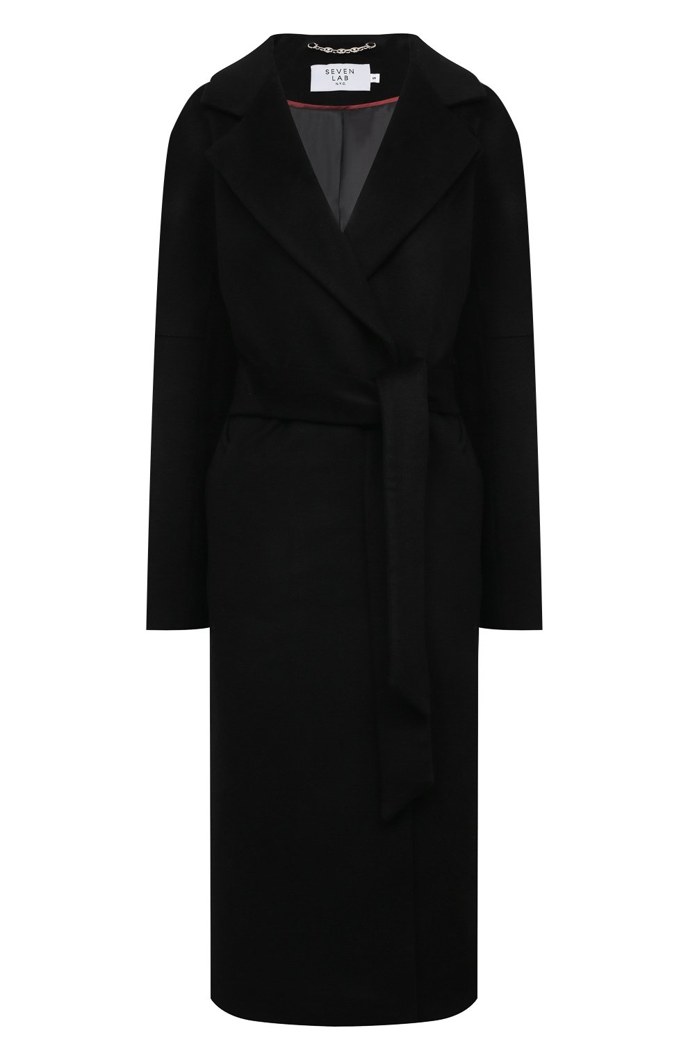 Пальто из шерсти и кашемира SEVEN LAB, арт. C12 black, фото 1