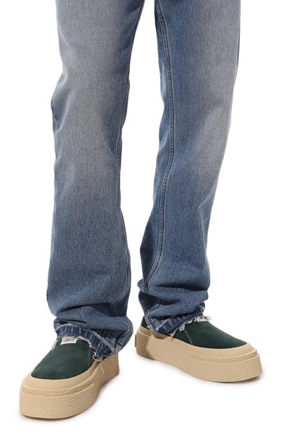 Замшевые слипоны MM6, арт. S59WR0087/P5246, фото 3