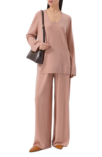 Женский пуловер из шерсти и шелка 12 STOREEZ, арт. 135840