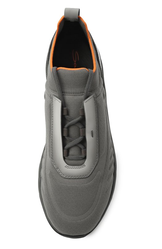 Текстильные кроссовки Innova Santoni MBIG22132ANETH0D Серый  MBIG22132ANETH0D Фото 6