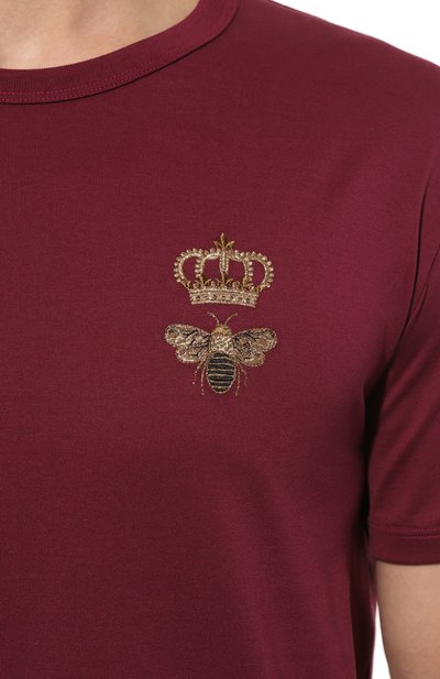 Хлопковая футболка DOLCE & GABBANA, арт. G8PV1Z/G7WUQ, фото 5