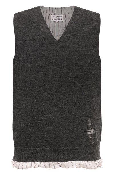 Мужской шерстяной жилет MAISON MARGIELA, арт. SI1HA0007/S17784