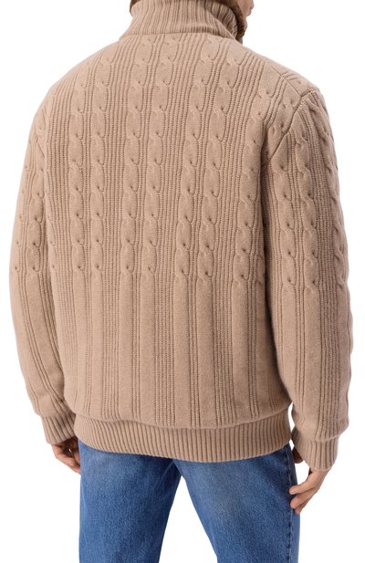 Кашемировый бомбер с подкладкой из бобра KANGRA бежевого цвета по цене 522500 руб., арт. 9151/09 02, фото 4 Кашемировый бомбер с подкладкой из бобра KANGRA, арт. 9151/09 02, фото 4