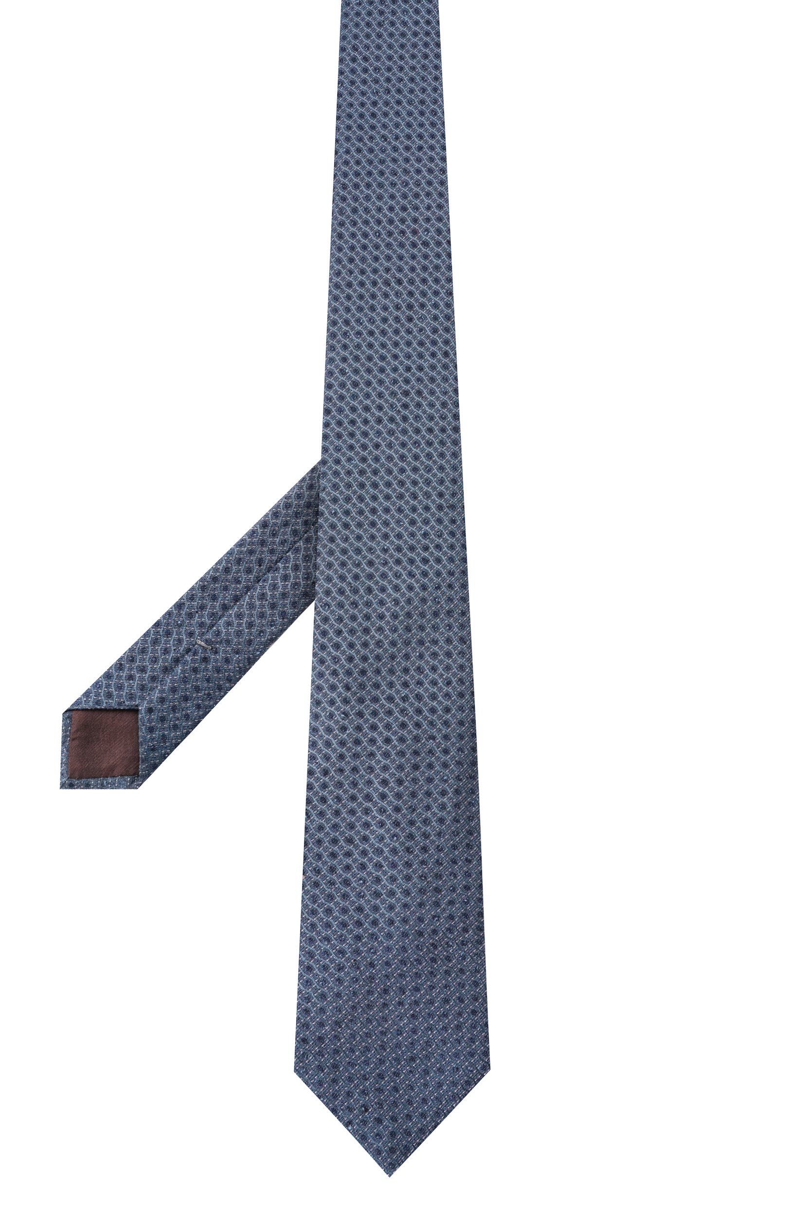 Галстук из шелка и шерсти CANALI синего цвета по цене 23150 руб., арт. 18/HJ04629, фото 3 Галстук из шелка и шерсти CANALI, арт. 18/HJ04629, фото 3