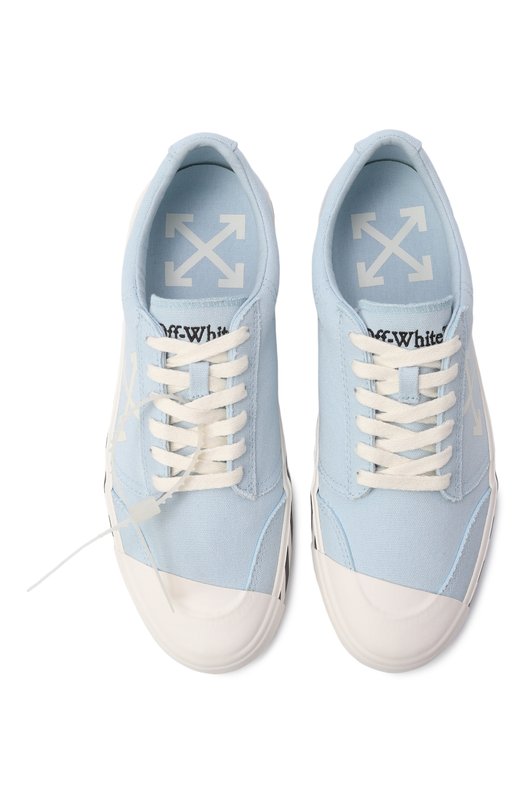 Текстильные кеды Vulc Off-White 0MIA2APS26FAB001 Голубой  0MIA2APS26FAB001 Фото 5