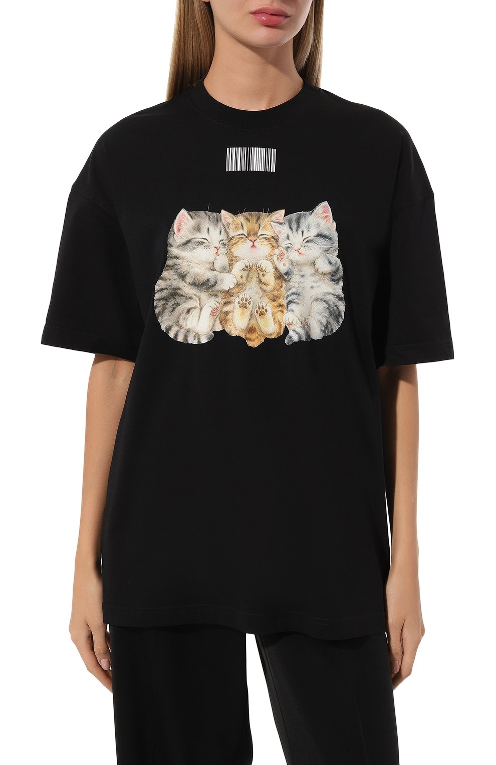 Хлопковая футболка VTMNTS, арт. VL18TR600BS, фото 3