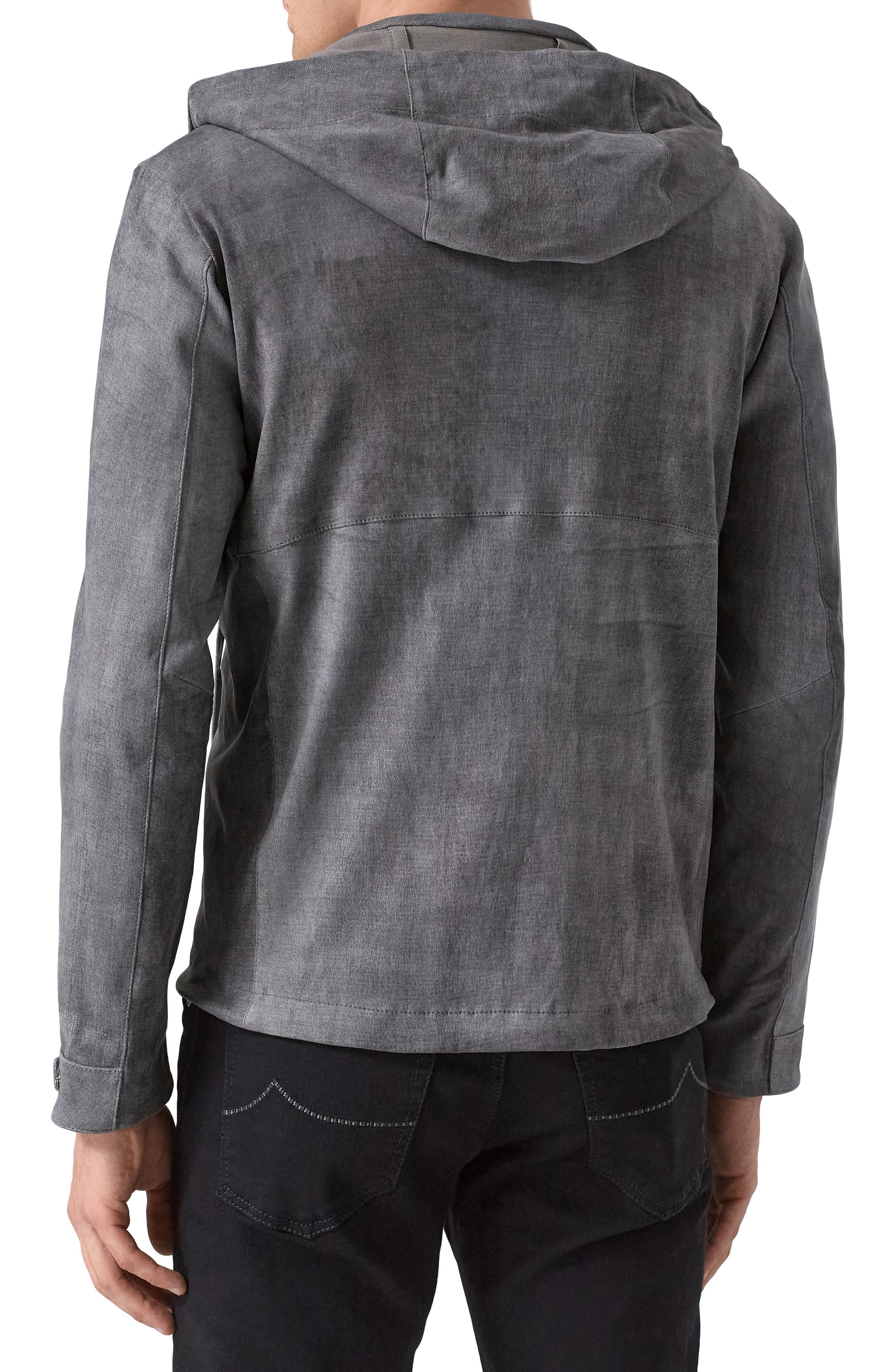 Замшевая куртка GIORGIO BRATO, арт. GU25S9005NAPSTM, фото 4