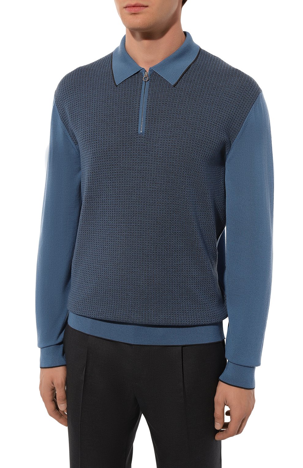 Поло из шерсти и шелка STEFANO RICCI, арт. KE06007AZ1/E24303, фото 3