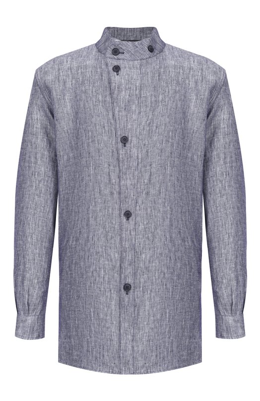 Льняная рубашка Giorgio Armani GM003400/TE20689 Синий GM003400/TE20689