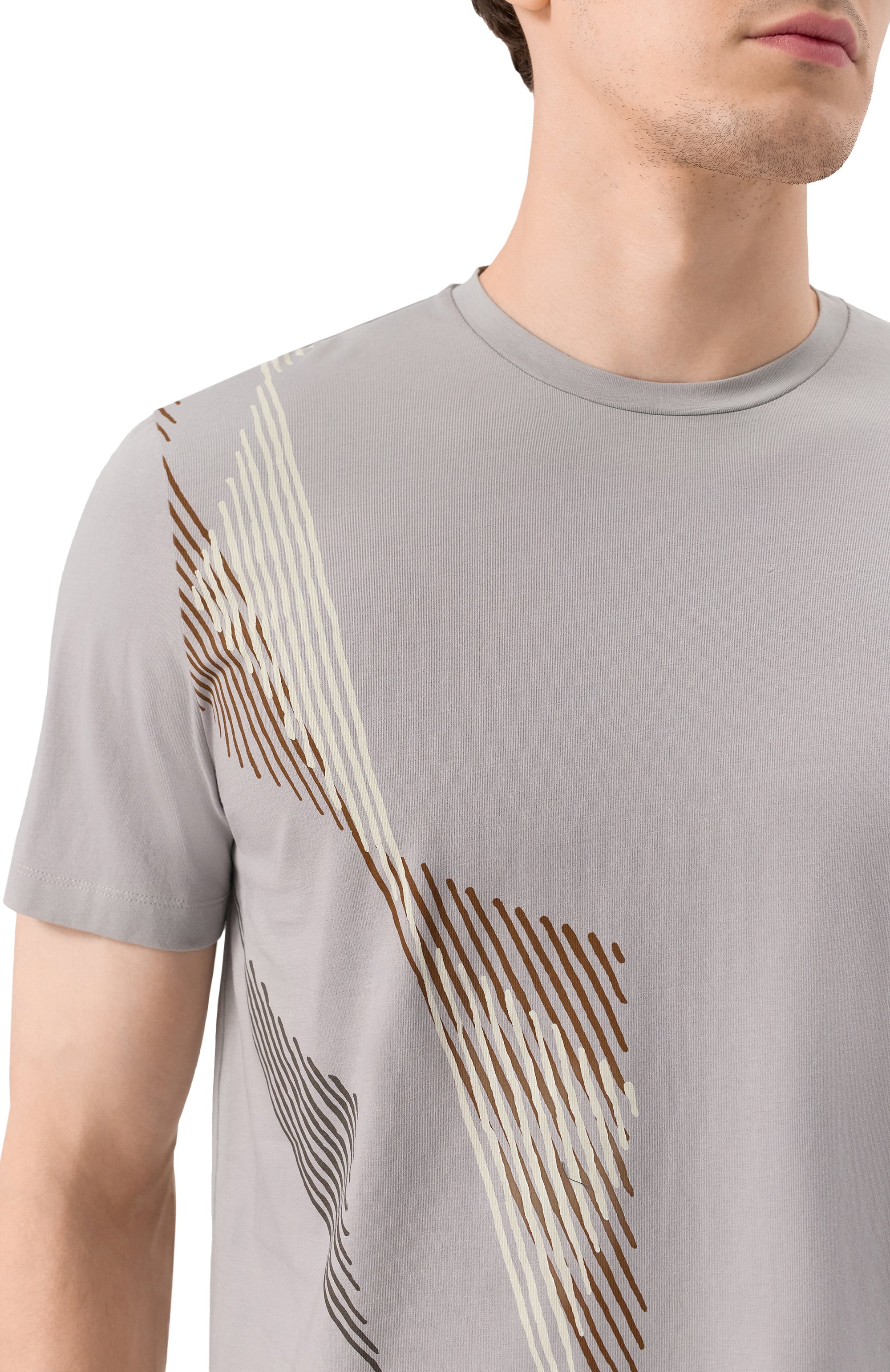 Хлопковая футболка CORNELIANI, арт. 25G588-2525064, фото 5