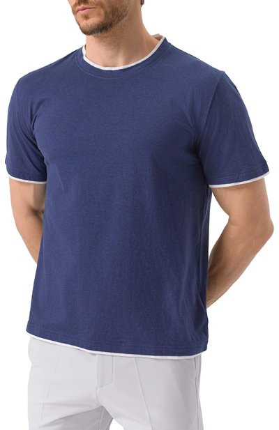 Хлопковая футболка FEDELI, арт. 8UE00200, фото 3