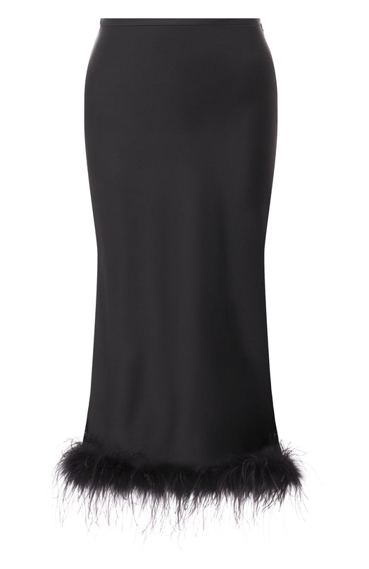 Атласная юбка Blumarine 2G276A/N0990 Чёрный 2G276A/N0990
