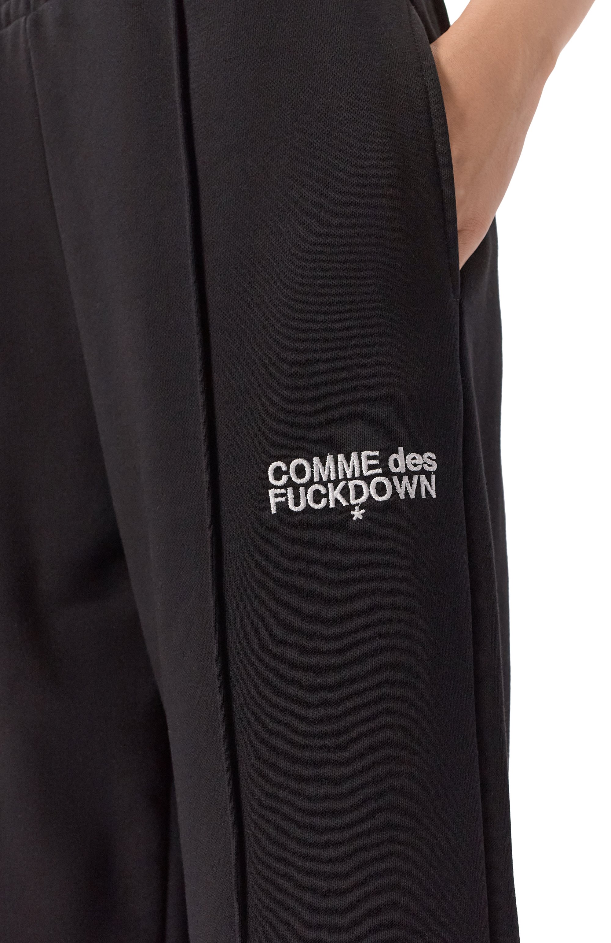 Хлопковые брюки COMME DES FUCKDOWN, арт. CFABW01374, фото 5