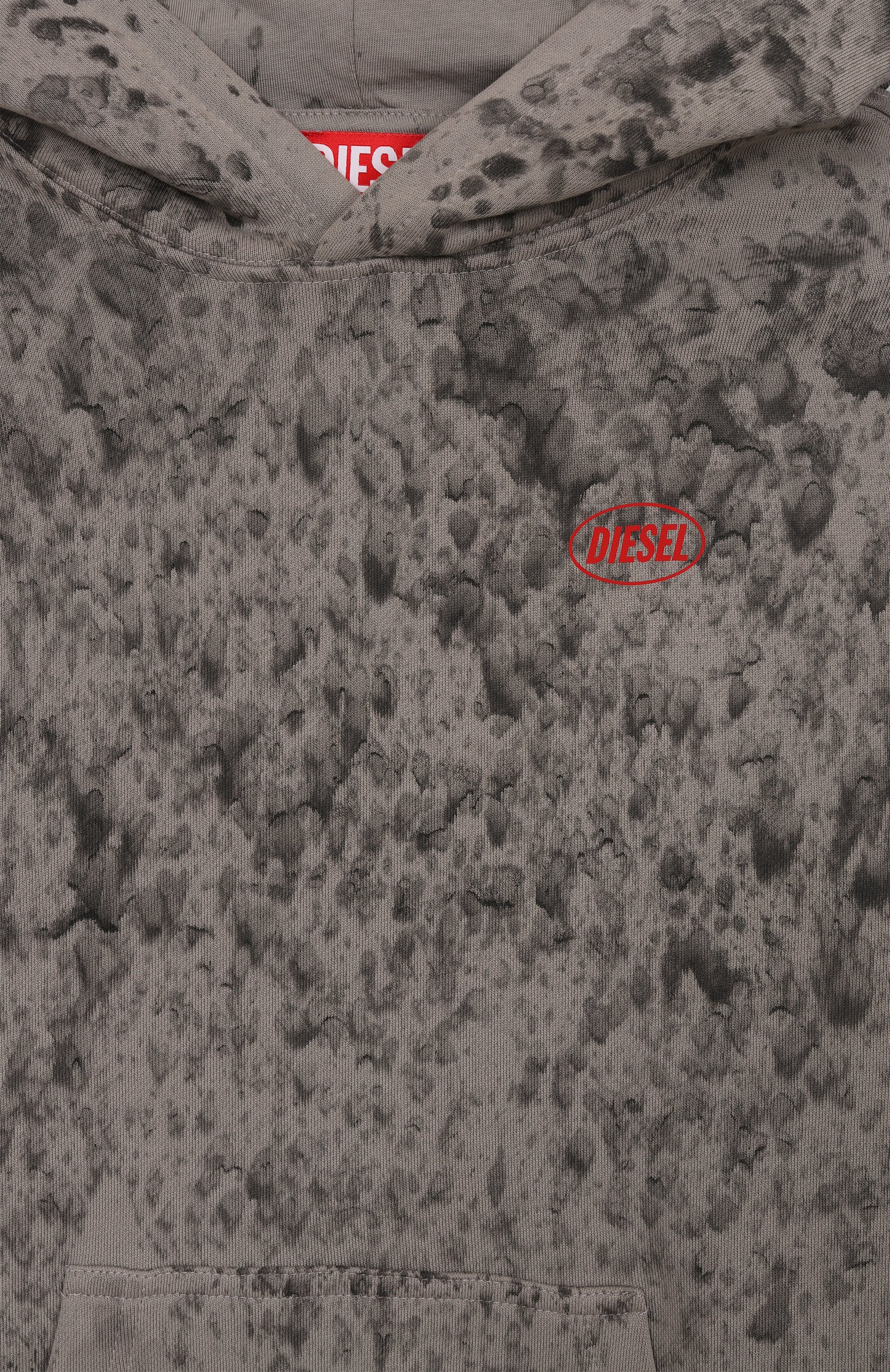 Хлопковое худи DIESEL, арт. J02500/0DBCN, фото 3