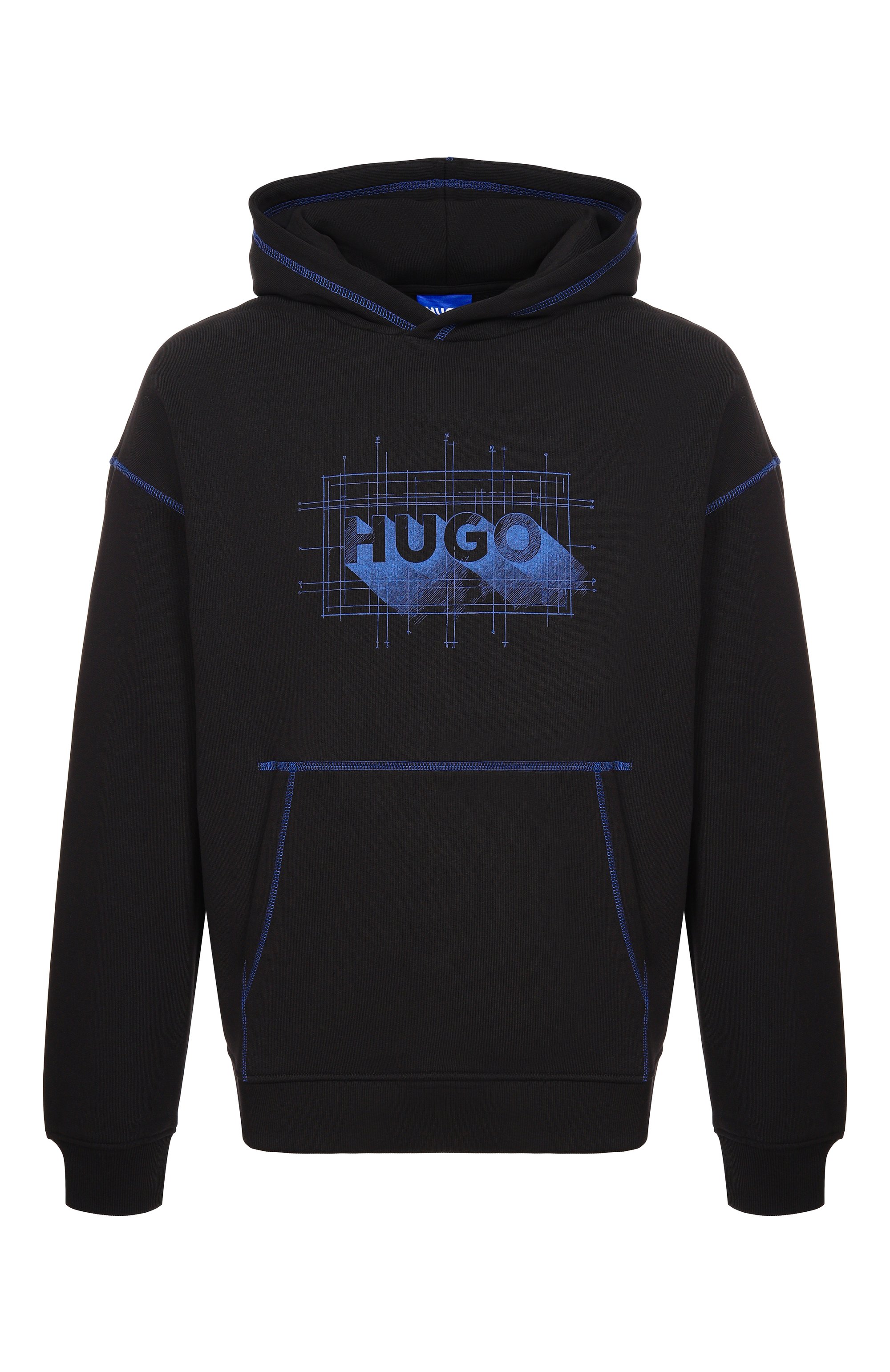 Хлопковое худи HUGO BLUE, арт. 50553506, фото 1