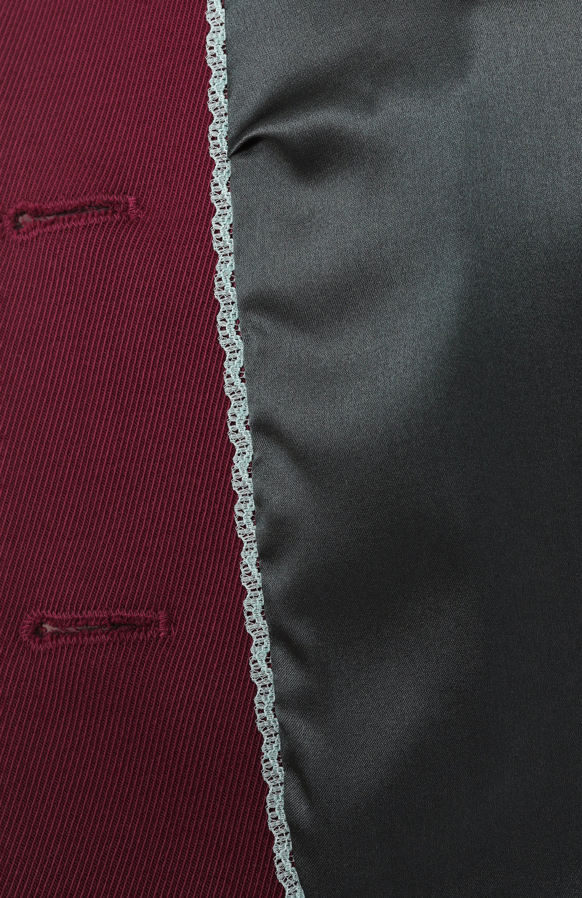 Шерстяной жакет ULYANA SERGEENKO бордового цвета по цене 265000 руб., арт. GCC005FW24RESORT 2070Т24, фото 7 Шерстяной жакет ULYANA SERGEENKO, арт. GCC005FW24RESORT 2070Т24, фото 7