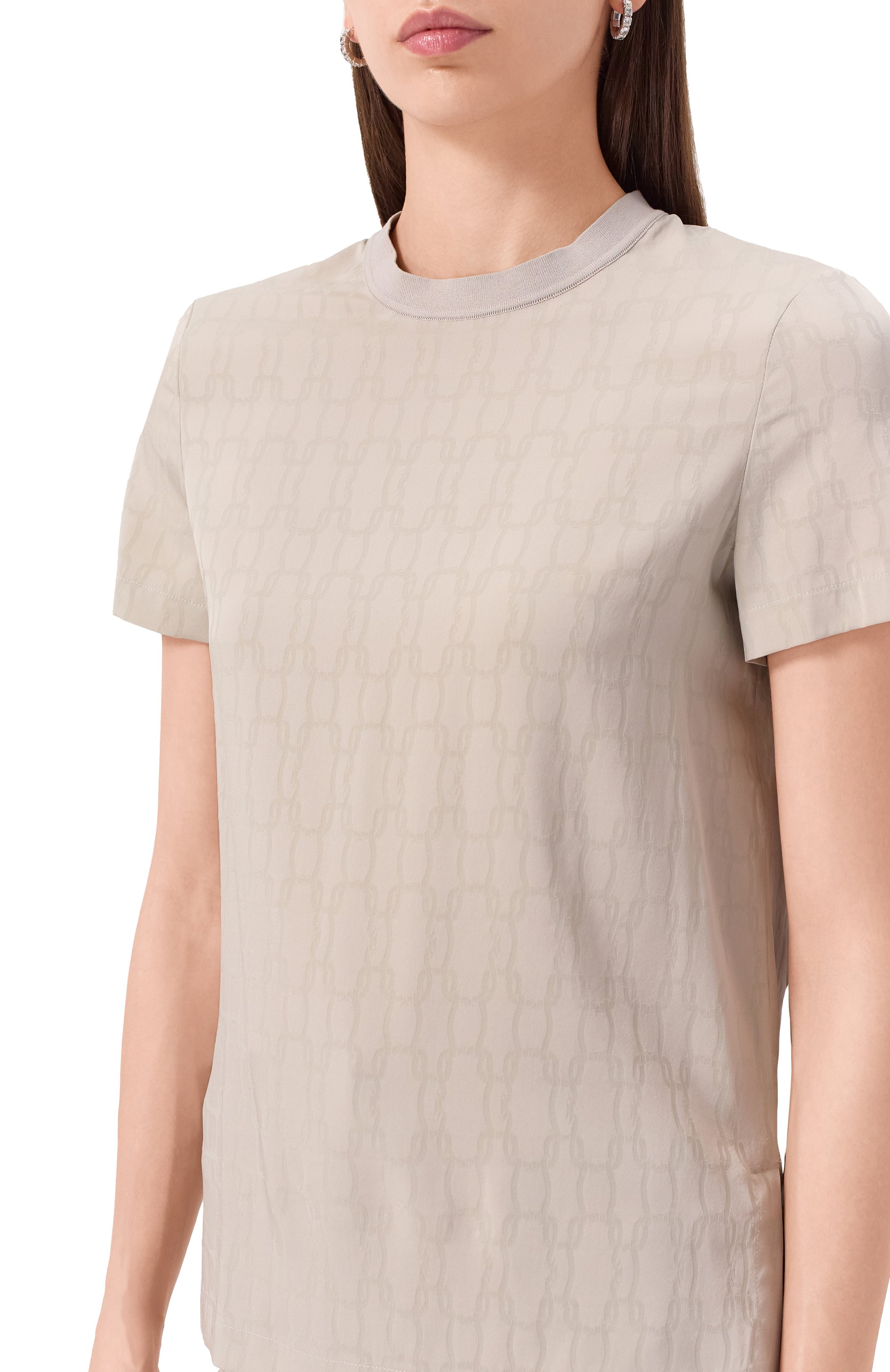 Топ из вискозы и шелка AGNONA, арт. TT0901/J5008, фото 5