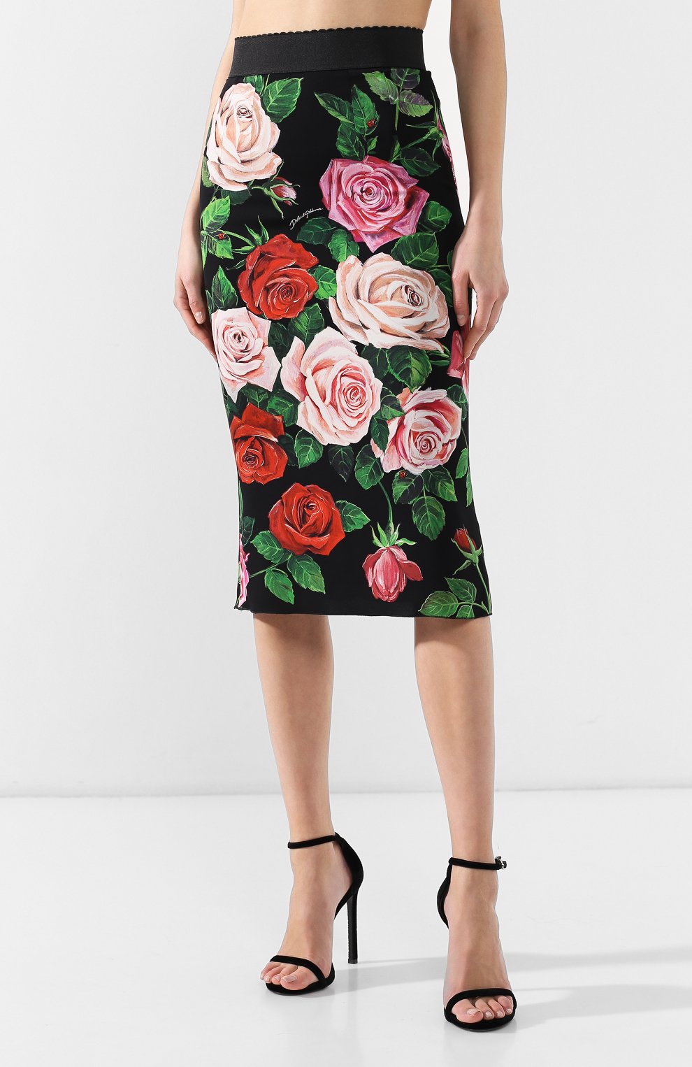 Шелковая юбка DOLCE & GABBANA, арт. F4A1FT/FSAX7, фото 3