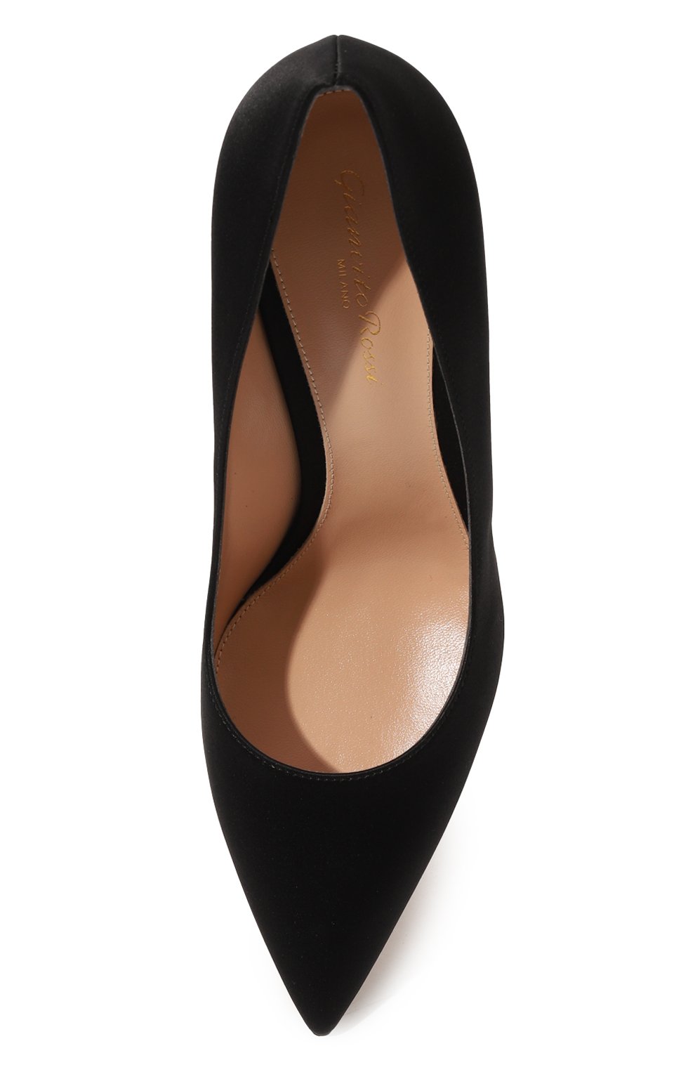 Текстильные туфли gianvito 85 GIANVITO ROSSI черного цвета по цене 69800 руб., арт. G24580.85RIC.RASNER0, фото 6 Текстильные туфли gianvito 85 GIANVITO ROSSI, арт. G24580.85RIC.RASNER0, фото 6