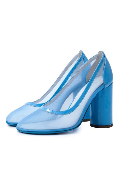 Женские текстильные туфли azzurra MATTIA CAPEZZANI, арт. W484/RETE+VERNICE