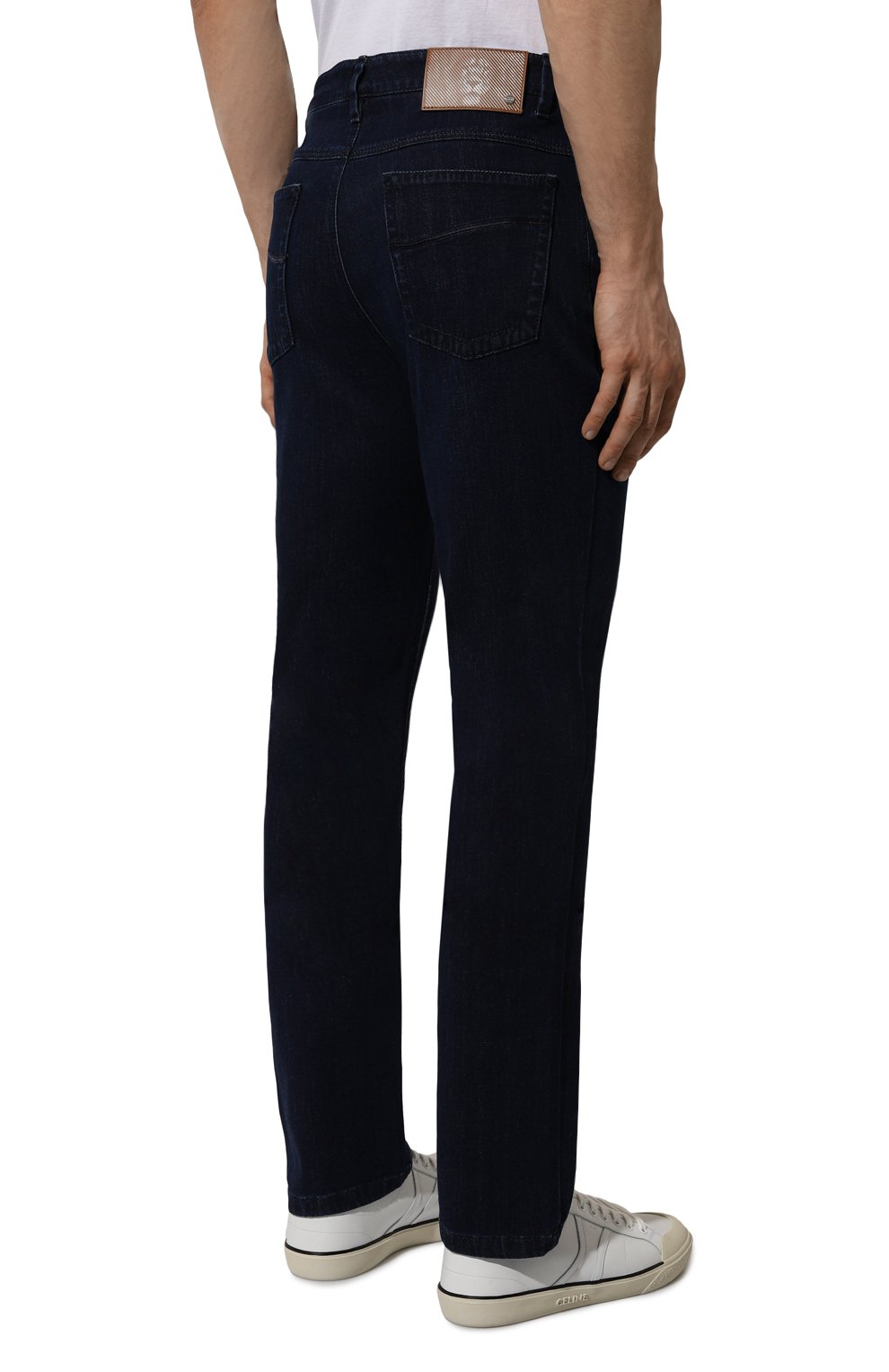 Джинсы slim fit ZILLI темно-синего цвета по цене 142500 руб., арт. J5T002M0460VLA000, фото 4 Джинсы slim fit ZILLI, арт. J5T002M0460VLA000, фото 4