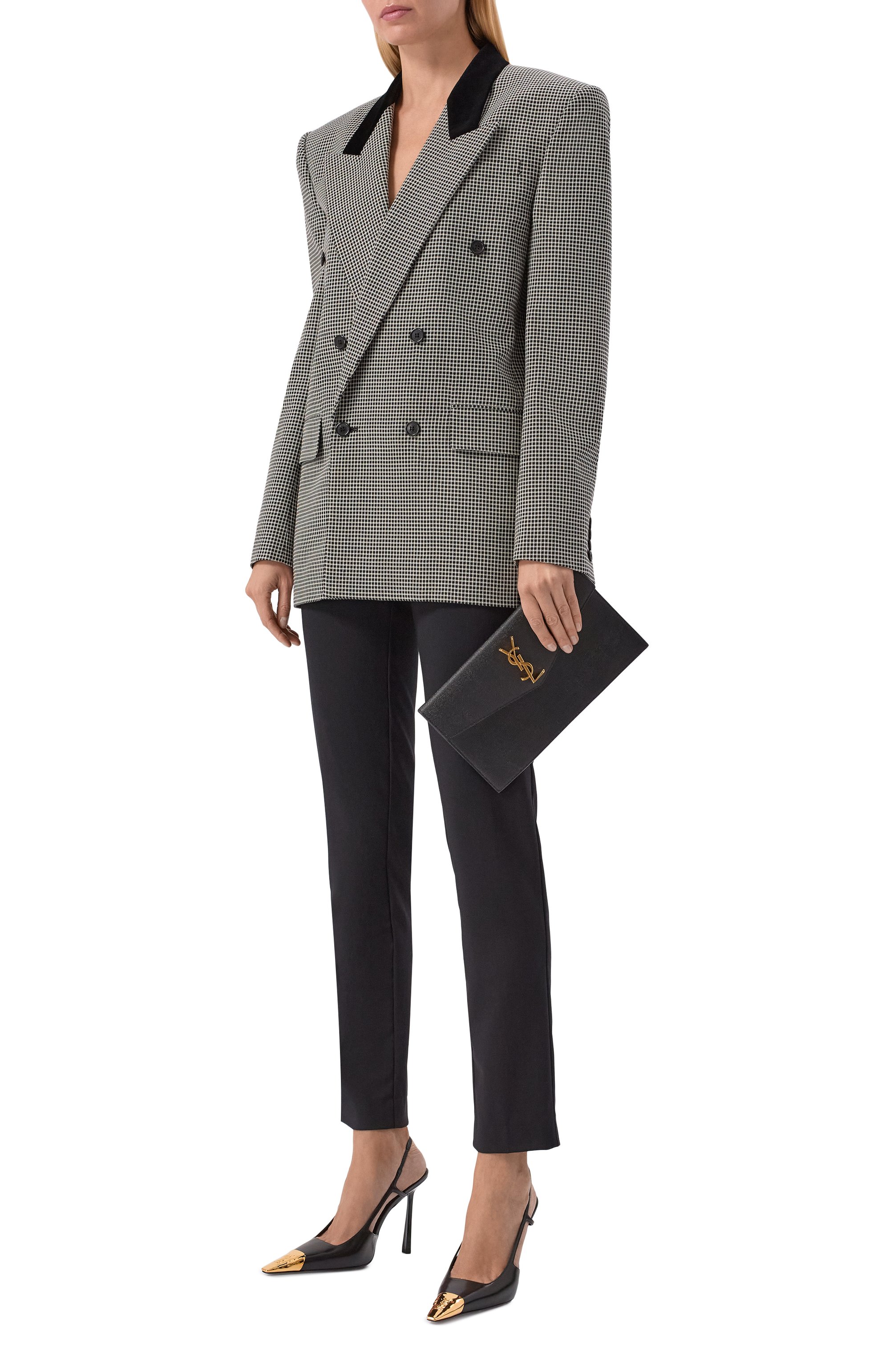 Шерстяной жакет SAINT LAURENT, арт. 766163/Y7E60, фото 2