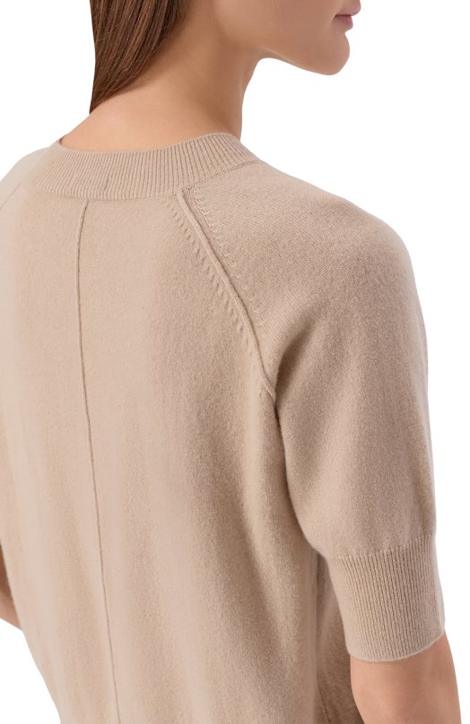 Кашемировый пуловер BOSS 50550873 Бежевый  50550873 Фото 5