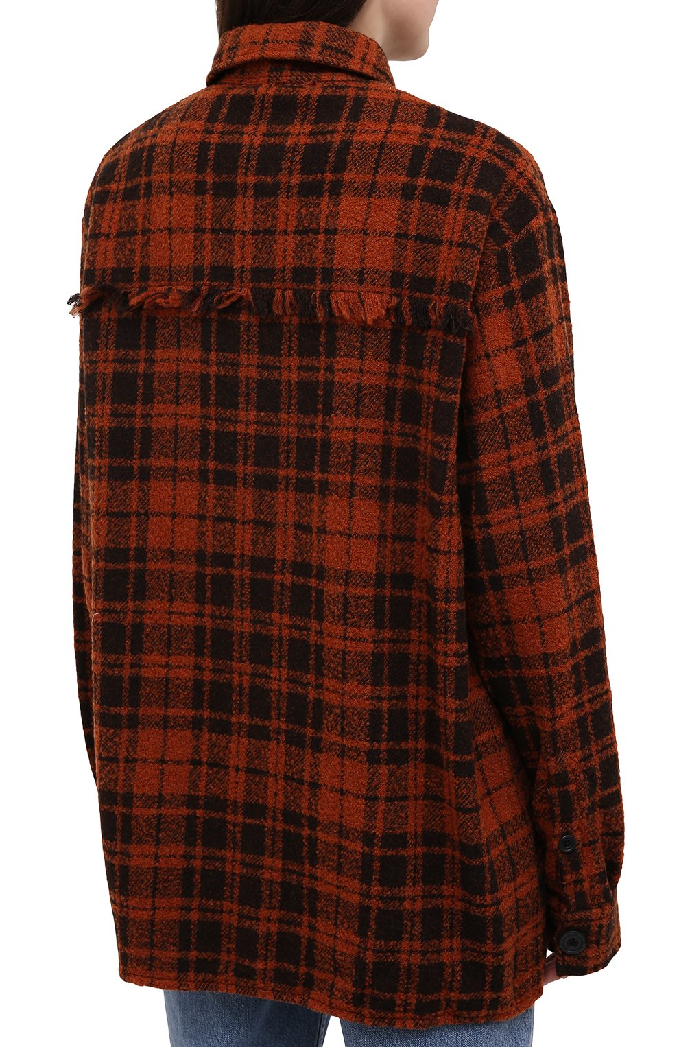 Рубашка из шерсти и кашемира DESTIN, арт. D5W0MAT/W0RKER GRANT FLEECY, фото 4