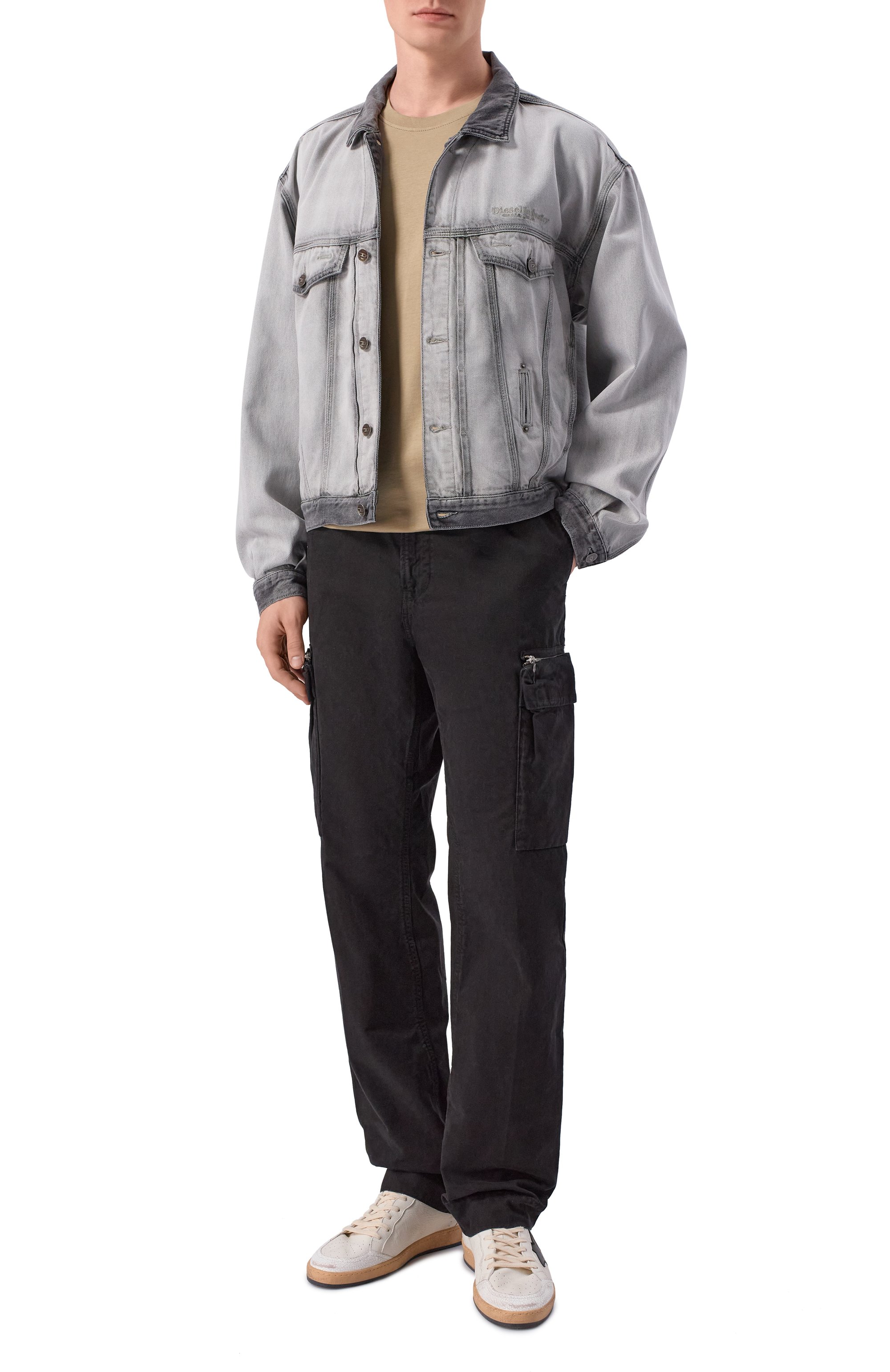 Хлопковая футболка DIESEL, арт. A20975/0QIAM, фото 2