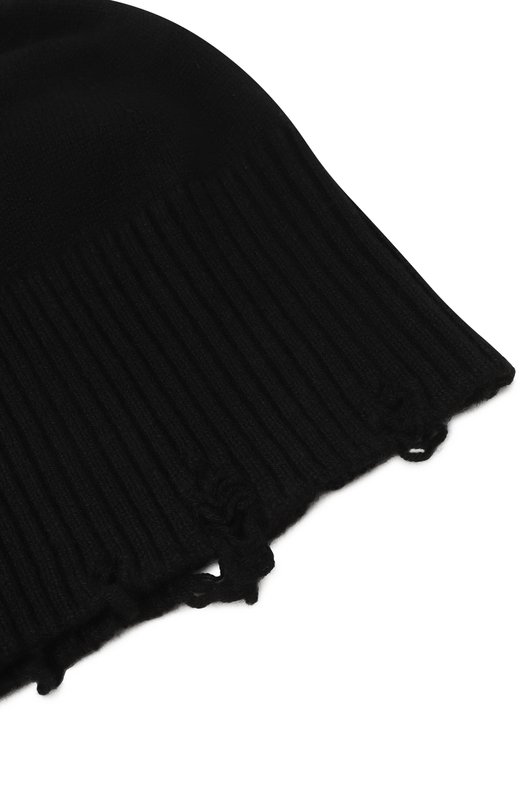 Шапка из шерсти и кашемира Andrea Ya'aqov 25MMAG11B/CASHMERE W00L Чёрный  25MMAG11B/CASHMERE W00L Фото 3