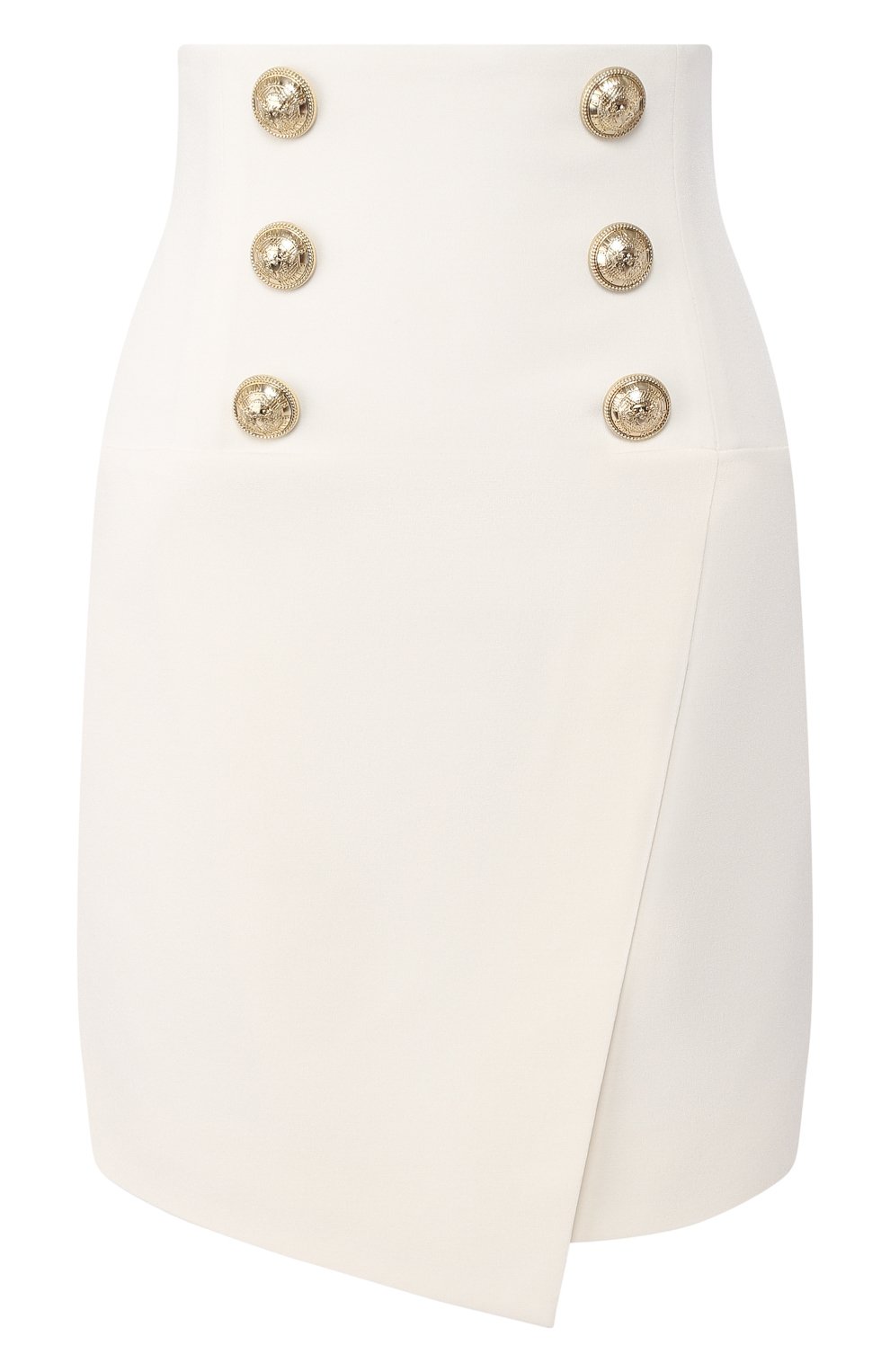 Юбка BALMAIN белого цвета по цене 94750 руб., арт. TF14027/V089, фото 1 Юбка BALMAIN, арт. TF14027/V089, фото 1