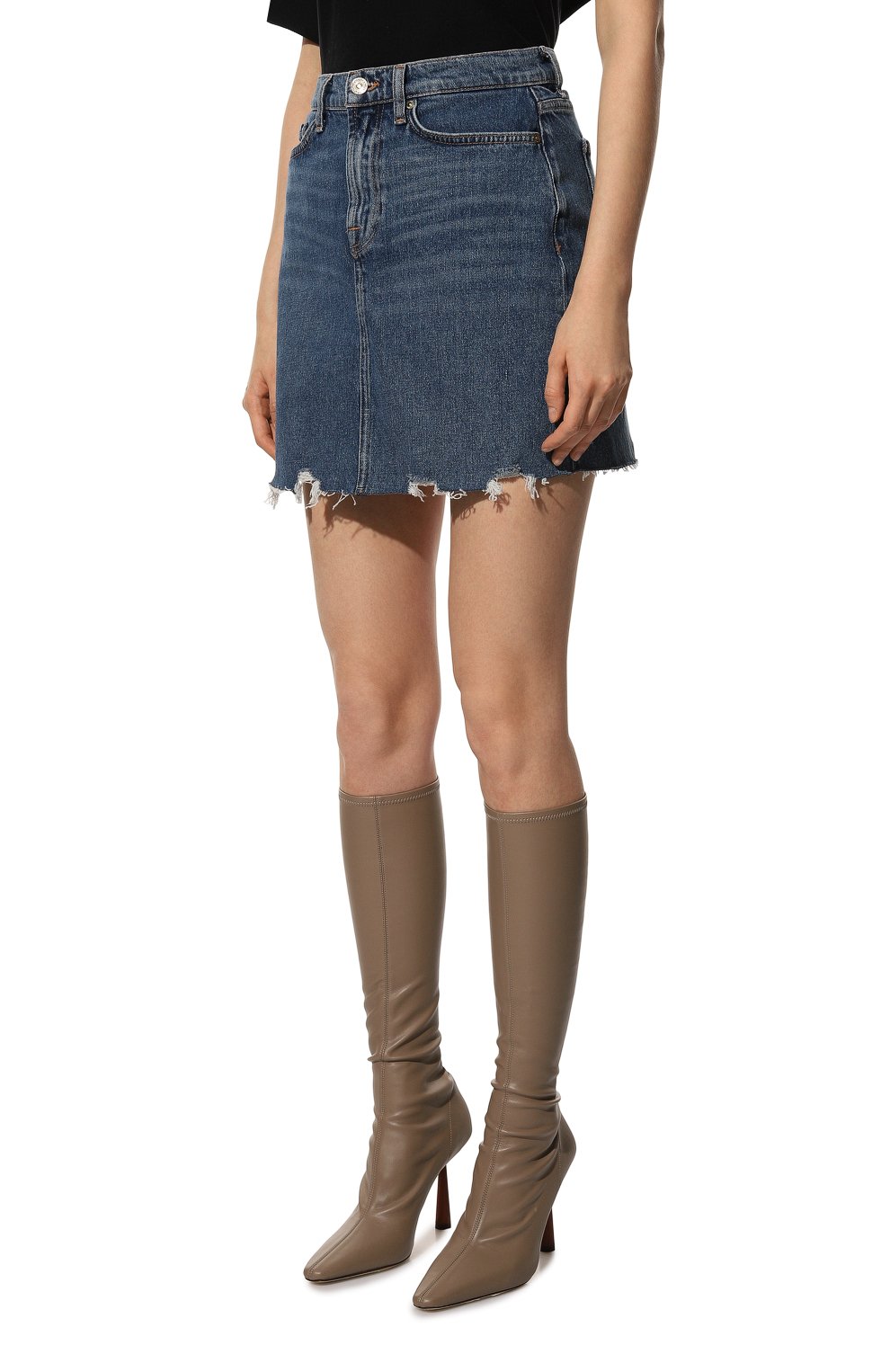 Джинсовая юбка 7 FOR ALL MANKIND, арт. JSMIC100HY, фото 3