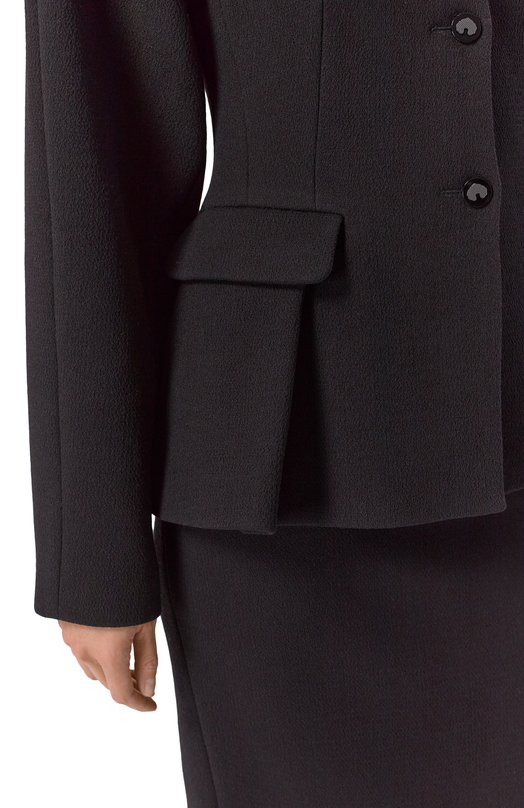 Шерстяной жакет Akhmadullina 1226.2JT805/W713 Чёрный  1226.2JT805/W713 Фото 5