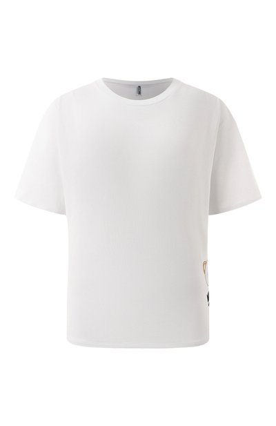 Женская хлопковая футболка MOSCHINO, арт. A0701/4406