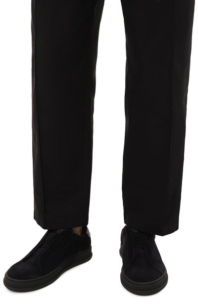 Замшевые кеды KITON, арт. USSA203N0110502, фото 3