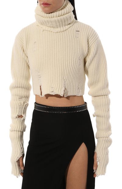 Шерстяной свитер ANN DEMEULEMEESTER, арт. 2402-W-KN34-KN048-099, фото 3