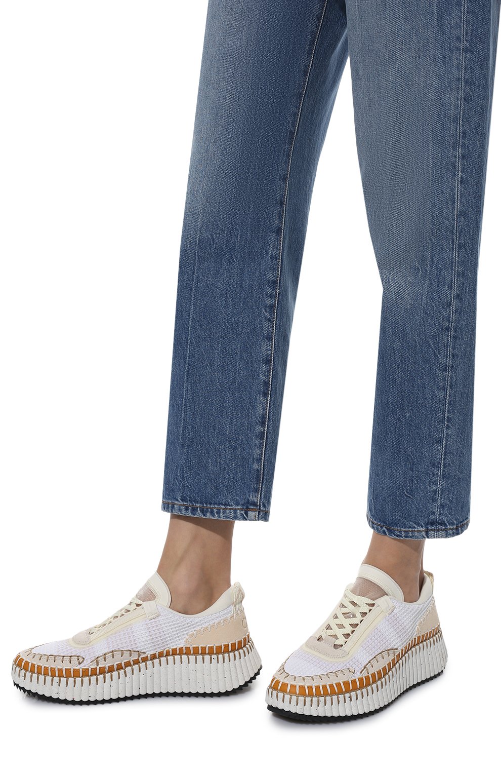 Текстильные кроссовки nama CHLOÉ, арт. CHC22S579Y0, фото 3
