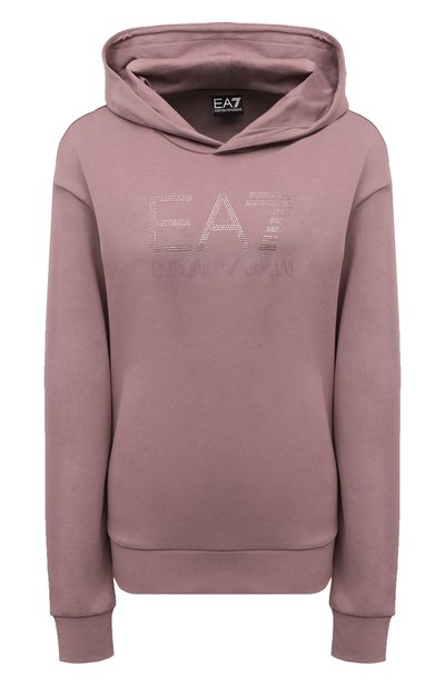 Женский хлопковое худи EA7, арт. 6DTM17/TJD0Z