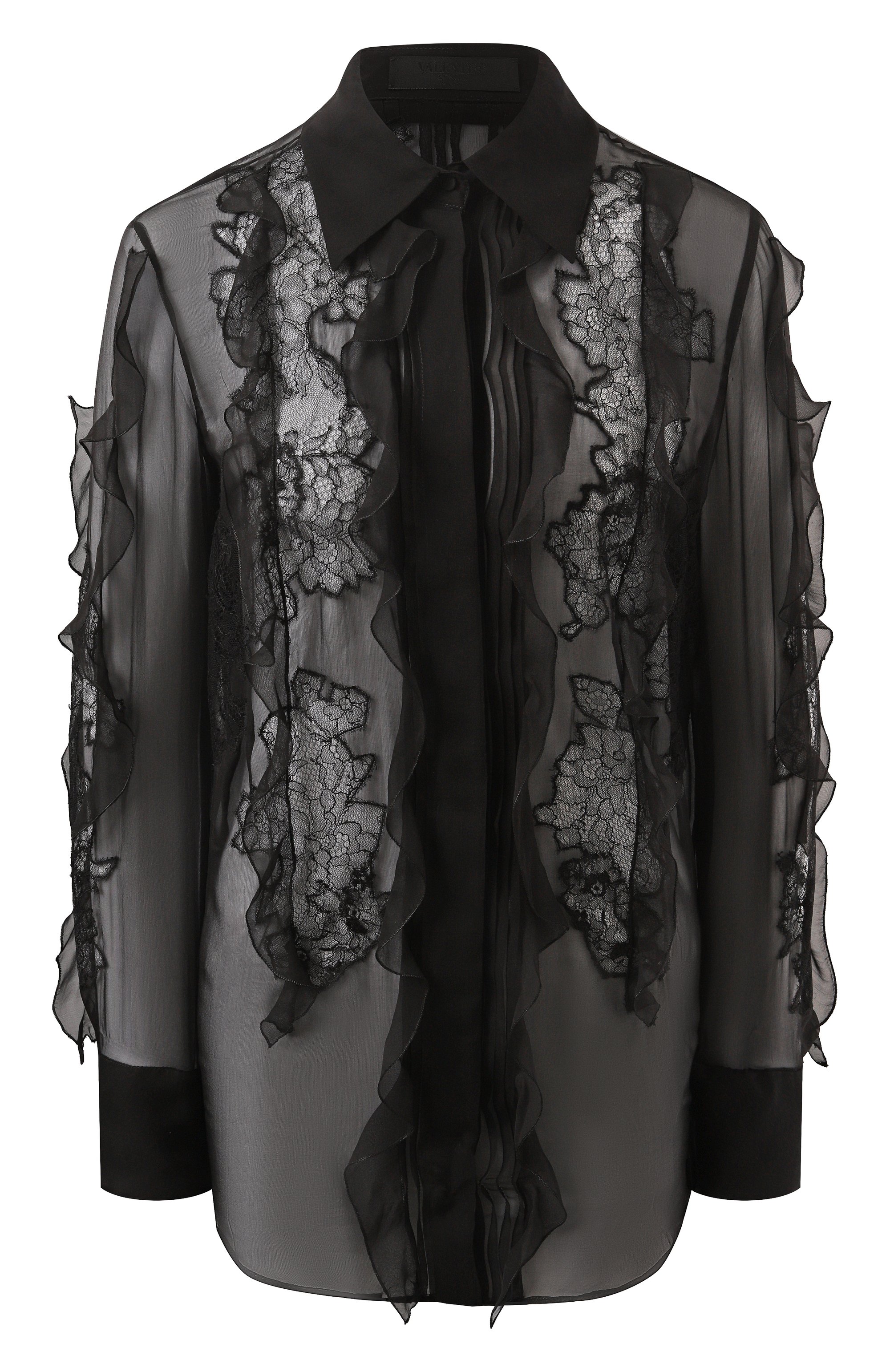 Шелковая блузка VALENTINO, арт. 5B0AB6W52UP, фото 1