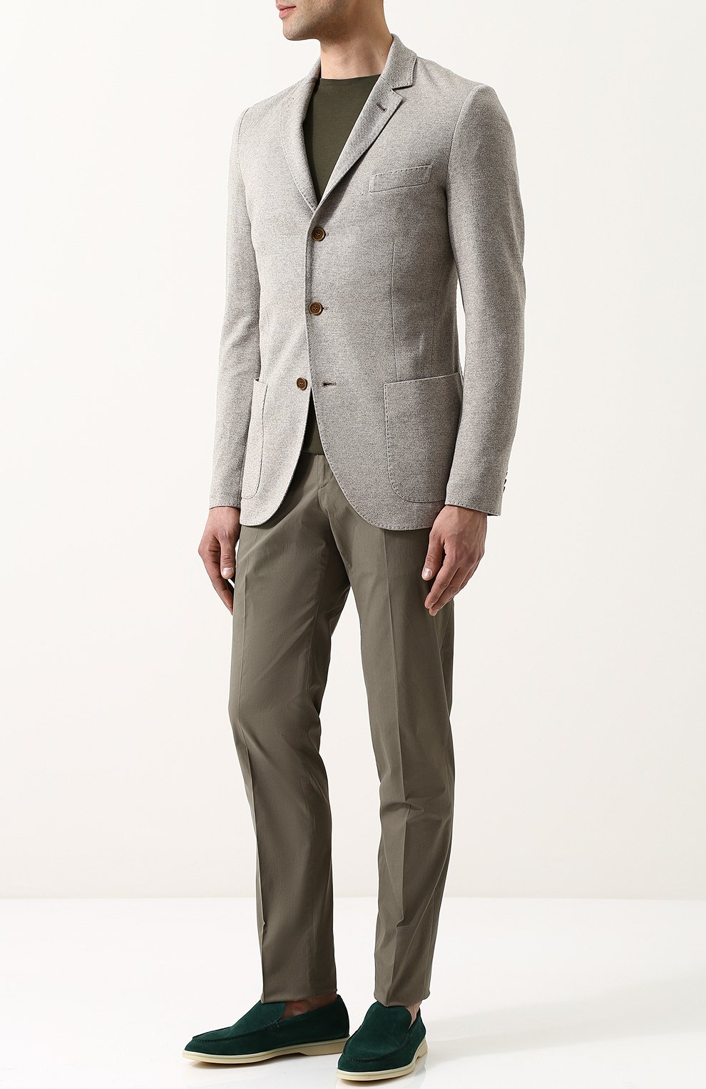 Замшевые лоферы summer walk LORO PIANA, арт. FAE8124, фото 2