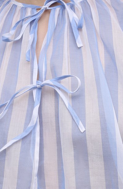 Хлопковая блузка MSGM, арт. 3042MDM119A 217310, фото 5