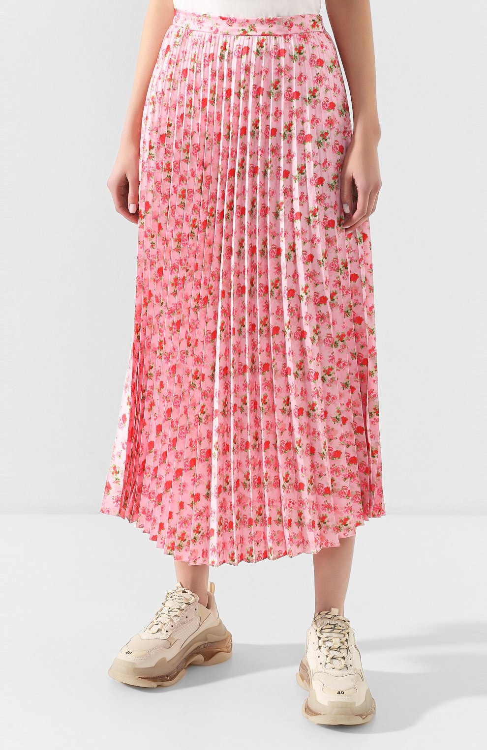 Юбка-миди VETEMENTS, арт. SS20SK288 2601/W/PINK FL0WERS, фото 3