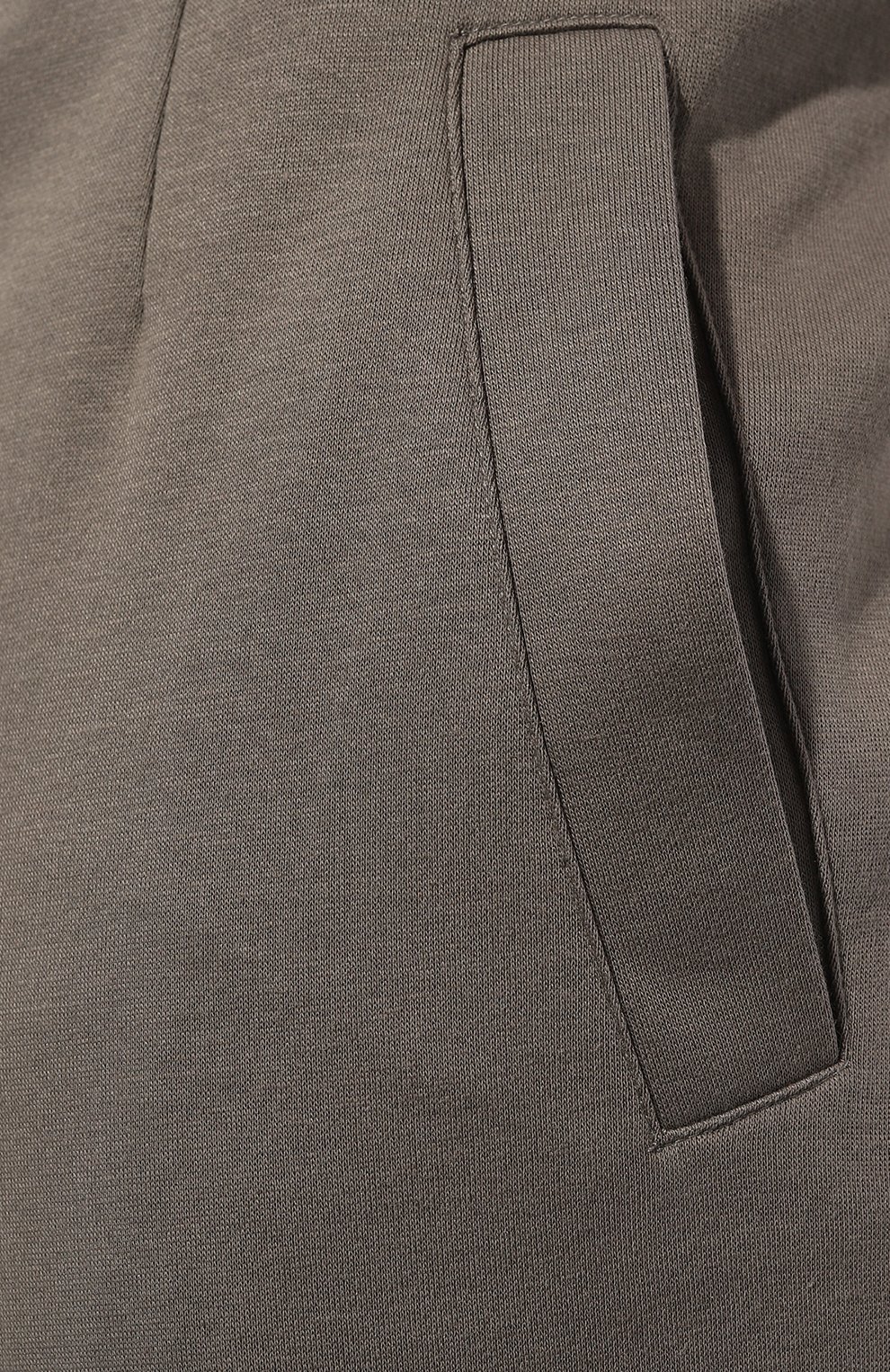 Хлопковые брюки CAPOBIANCO хаки цвета по цене 41750 руб., арт. MPAN.TS00./58-60, фото 5 Хлопковые брюки CAPOBIANCO, арт. MPAN.TS00./58-60, фото 5